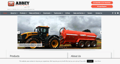 Desktop Screenshot of abbeymachinery.com